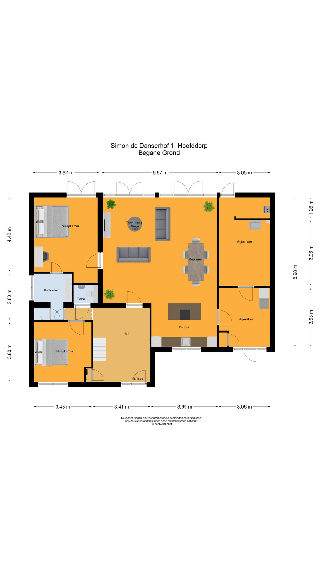 Simon de Danserhof 1 , 2132 TK Hoofddorp map